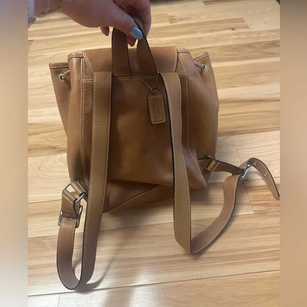 Coach leather backpack!! - Picture 2 of 4